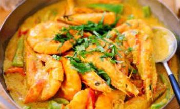 Coconut curry shrimp