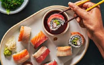 Flamed Rainbow Roll