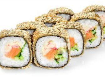 Salmon tempura roll